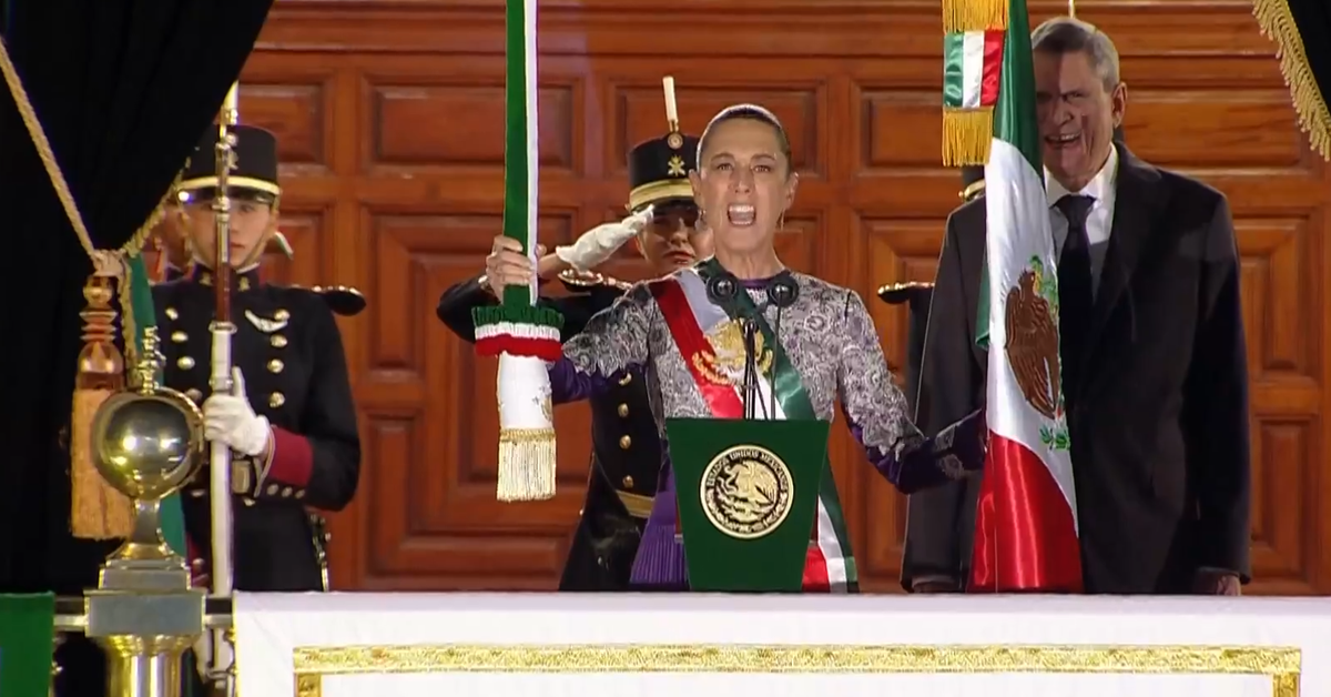 Da Claudia Sheinbaum grito histórico de Independencia